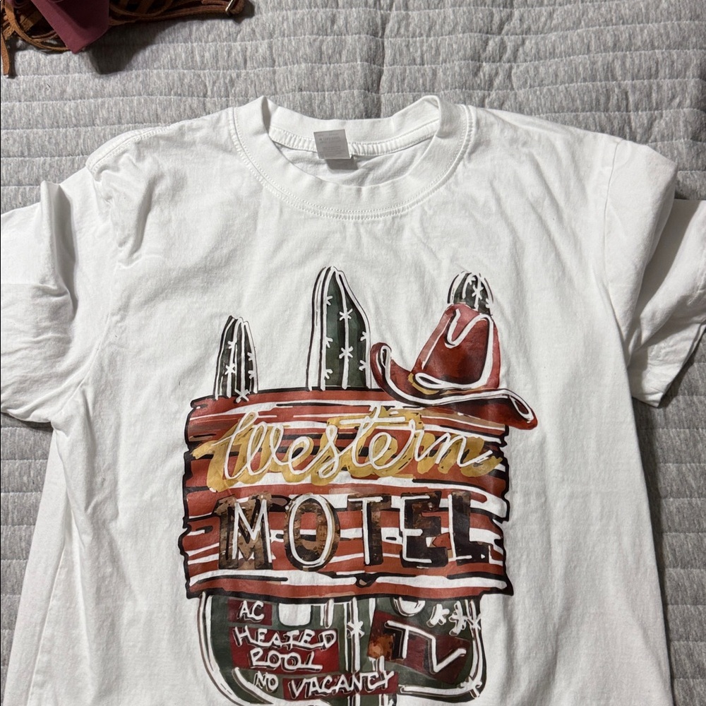 Western Motel Graphic T-Shirt